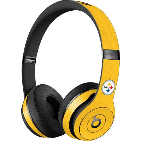 NFL Pittsburgh Steelers - Alternate Distressed Beats Solo 3 Wireless Skin